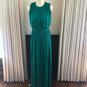 Emerald green formal dress